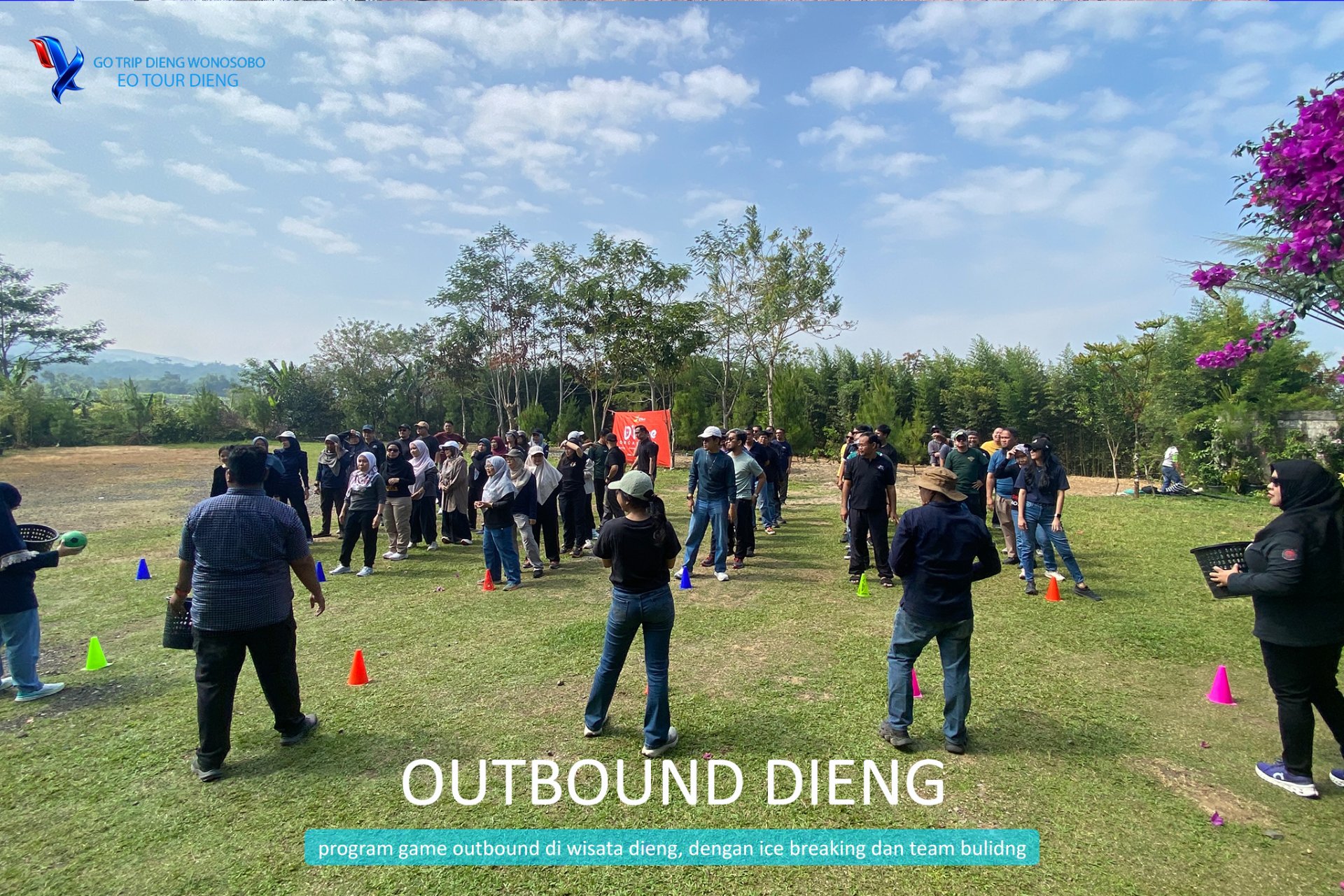 Paket Outbound Dieng & Fun Gathering Perusahaan